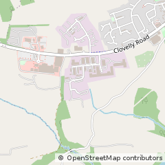 Map of Bideford, Devon
