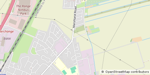 Map of Doncaster, South Yorkshire