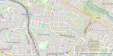 Map of Glasgow