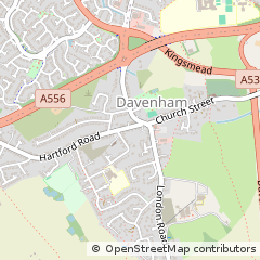 Map of Northwich, Cheshire