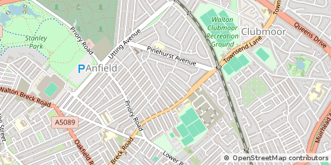 Map of Liverpool