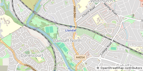 Map of Cardiff