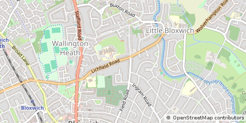 Map of Walsall