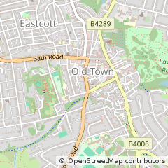 Map of Swindon, Wiltshire