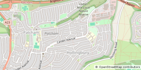 Map of Brighton, East Sussex