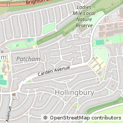 Map of Brighton, East Sussex