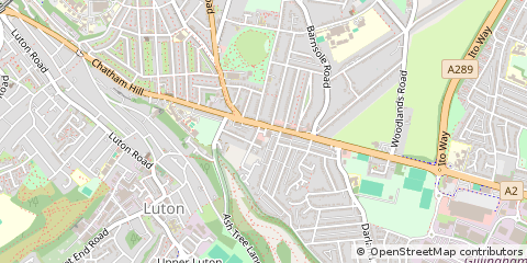 Map of Chatham, Kent