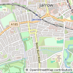 Map of Jarrow