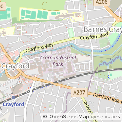 Map of Dartford, Kent