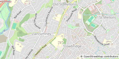 Map of Cardiff
