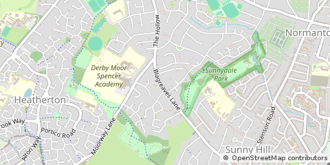 Map of Derby, Derbyshire