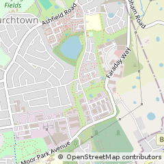 Map of Blackpool, Lancashire