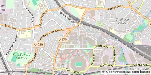 Map of Wembley
