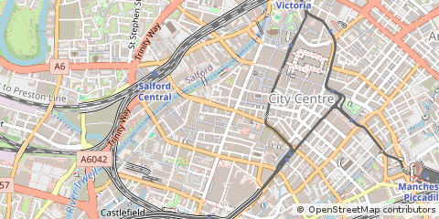 Map of Manchester