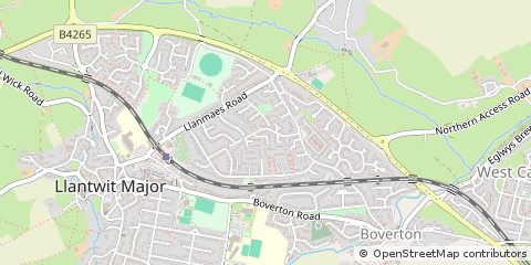 Map of Llantwit Major