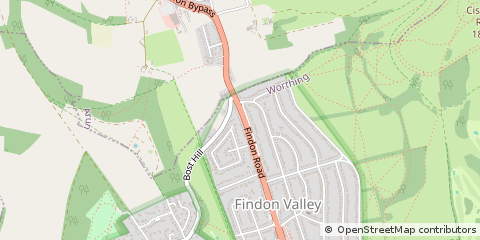 Map of Worthing