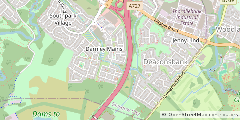 Map of Glasgow
