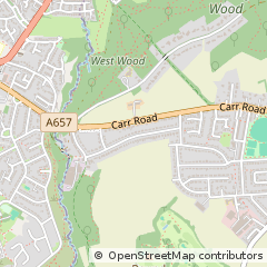 Map of Leeds, West Yorkshire