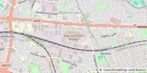 Map of Manchester