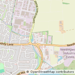 Map of ST Ives, Cambridgeshire