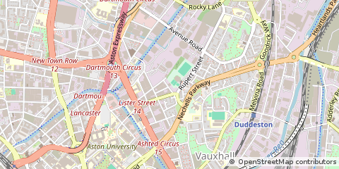 Map of Birmingham