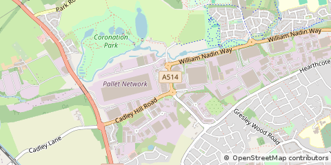 Map of Swadlincote