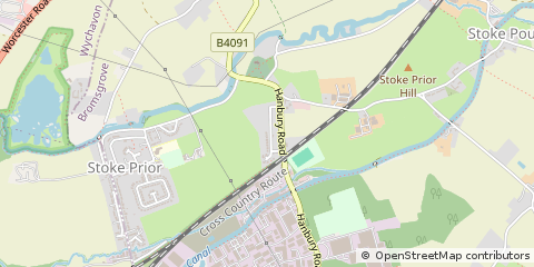 Map of Bromsgrove