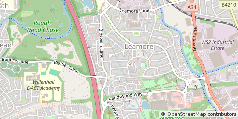 Map of Walsall