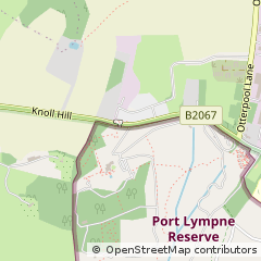 Map of Lympne, Kent