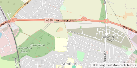 Map of Doncaster, South Yorkshire