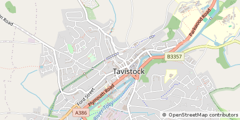 Map of Tavistock