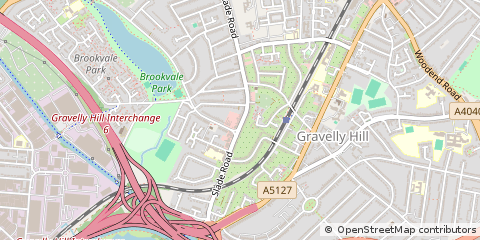 Map of Birmingham, West Midlands
