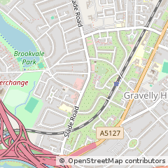 Map of Birmingham, West Midlands