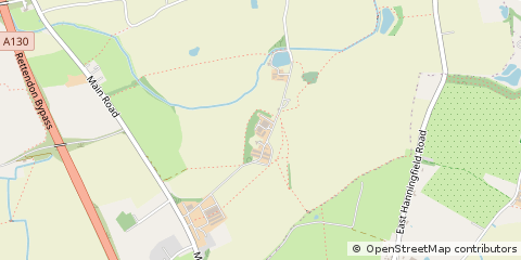 Map of Chelmsford, Essex