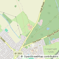 Map of Epping, Essex
