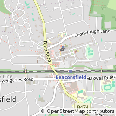 Map of Beaconsfield, Buckinghamshire