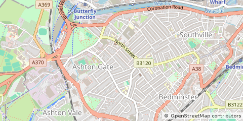 Map of Bristol