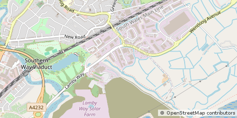 Map of Cardiff
