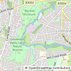 Map of Bordon, Hants