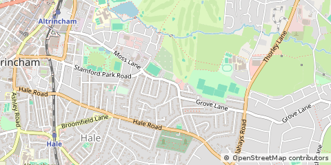 Map of Altrincham