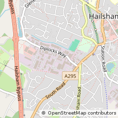 Map of Hailsham, East Sussex