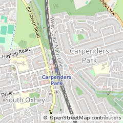 Map of Watford