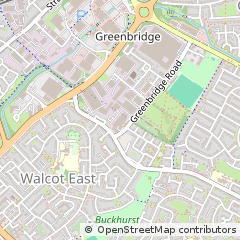 Map of Swindon, Wiltshire