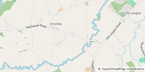 Map of Blackburn, Lancashire