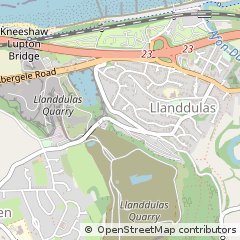 Map of Abergele, Conway