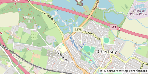 Map of Chertsey