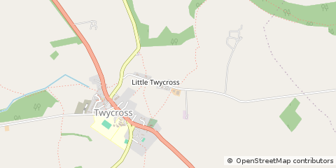 Map of Atherstone, Warwickshire