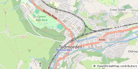 Map of Todmorden