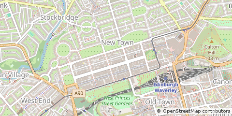 Map of Edinburgh