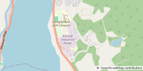 Map of Lochgilphead, Argyll